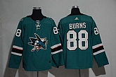 Sharks 88 Brent Burns Teal Glittery Edition Adidas Jersey,baseball caps,new era cap wholesale,wholesale hats